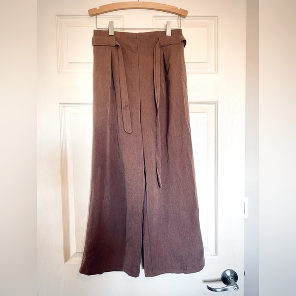 Rose Dress Pants - Wide Leg with Belt - Picture 1 of 3